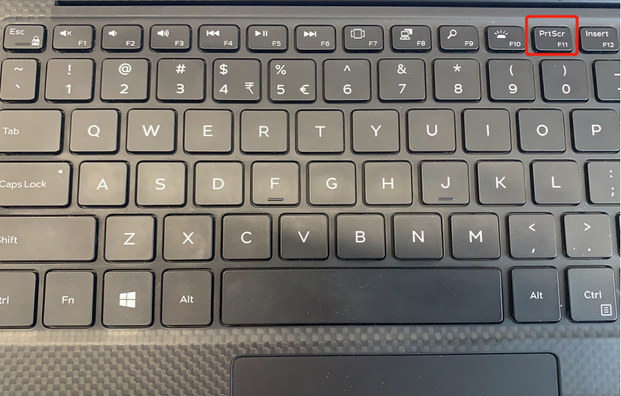电脑键盘截屏按钮PrtScr